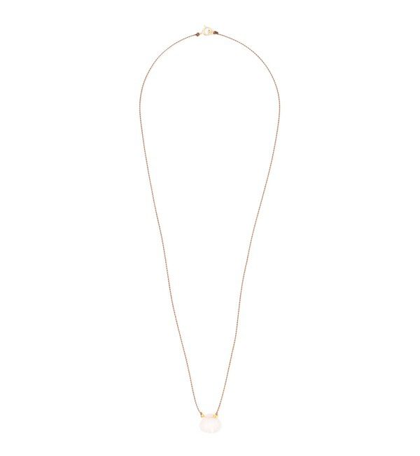 TOMORROWLAND GOODS「SEE REAL FLOWERS CLAM SHELL AMULET ネックレス」|ネックレス|31 ライトピンク