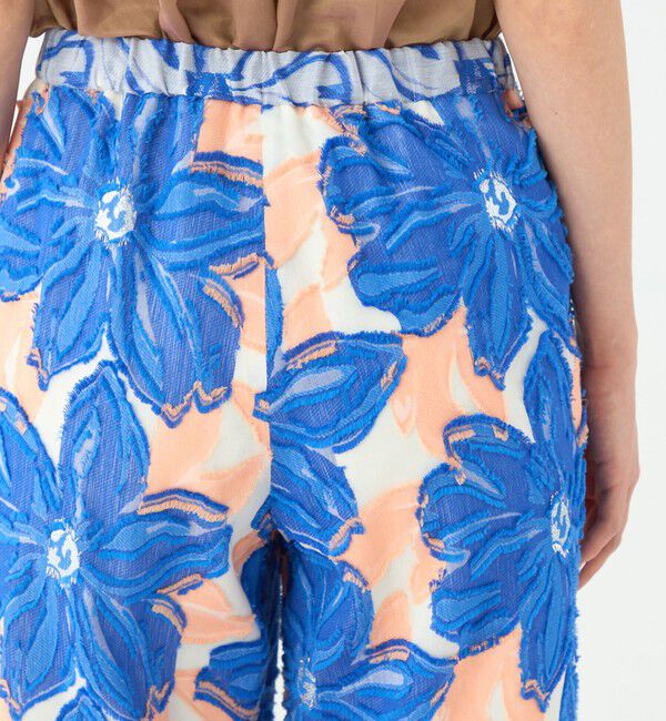 TOMORROWLAND collection「プルメリアジャカード ワイドストレートパンツ」|その他|