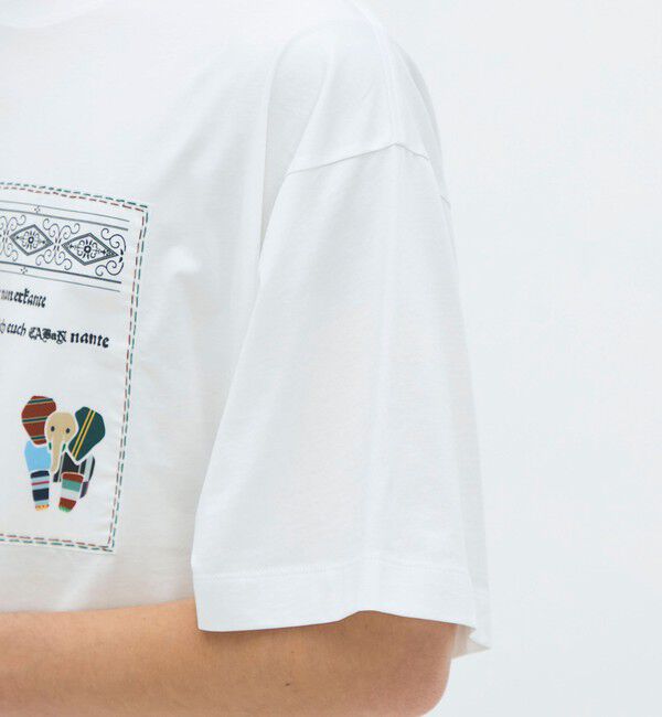 CABaN「CABaN スビンコットン MIX PATTERNED ELEPHANT Tシャツ」|Tシャツ・カットソー|