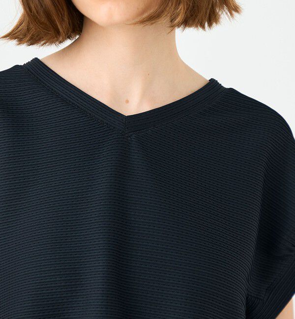 Ballsey「アイレットジャージー ソフトVネックプルオーバー」|Tシャツ・カットソー|