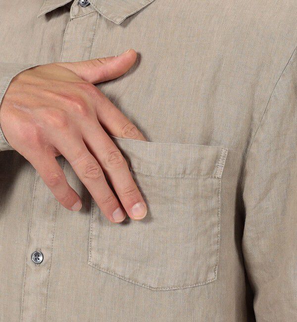 JAMES PERSE「ライトウェイトリネン スタンダードシャツ MKO3652」|シャツ・ブラウス|