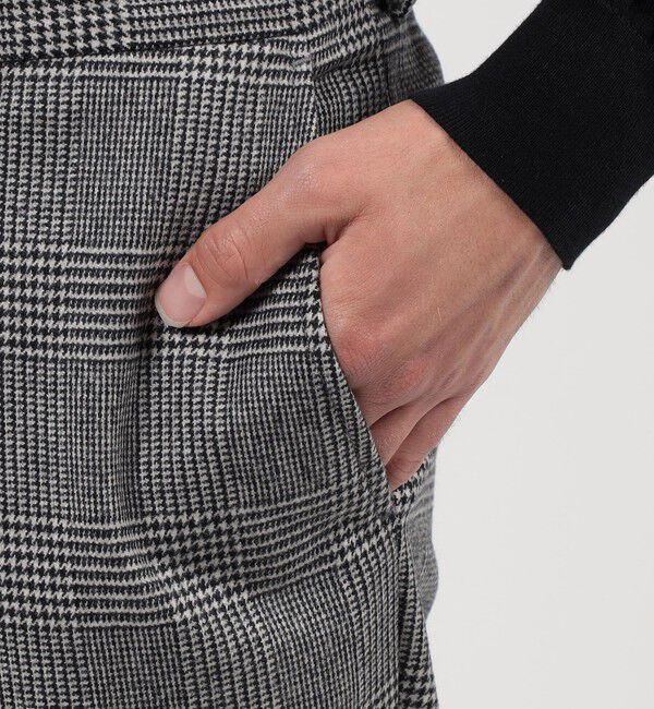 TOMORROWLAND MENS「カレッジフランネルウール ノープリーツスラックス」|スラックス|