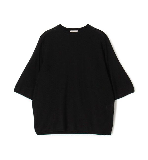 Ballsey「エヴァーシルク ハーフスリーブプルオーバー」|ニット・セーター|