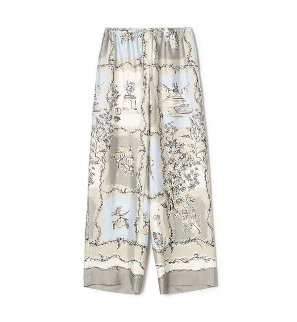 TOMORROWLAND collection「ローマプリント ドローストリングパンツ」|その他|42 ライトベージュ系