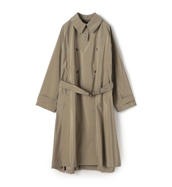 TOMORROWLAND BUYING WEAR「HAVERSACK ATTIRE シルクコットン ダブルブレト ベルテッドコート」|トレンチコート|43 ベージュ