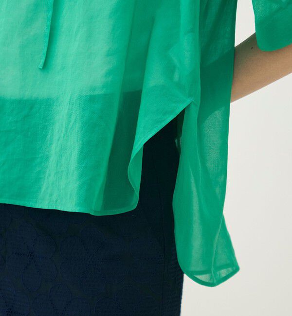 TOMORROWLAND collection「【WEB先行予約】ルコットンオーガンジー エアリープルオーバー」|シャツ・ブラウス|