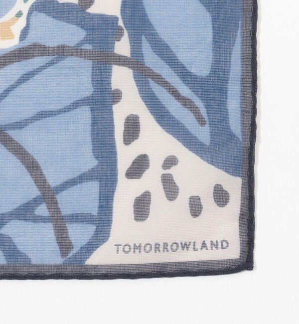 TOMORROWLAND GOODS「TOMORROWLAND コットンシルク プリントスカーフ」|バンダナ・スカーフ|