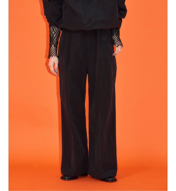  「[THE MOOD] ストレートパンツ」|その他|ブラック