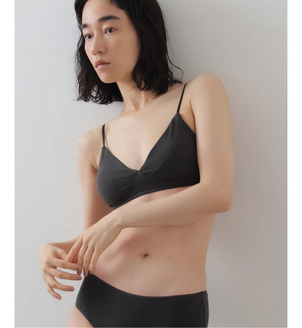 EMILYWEEK「【RESET】オーガニックコットン混 ブラ（グレー、グリーン）」|インナー|