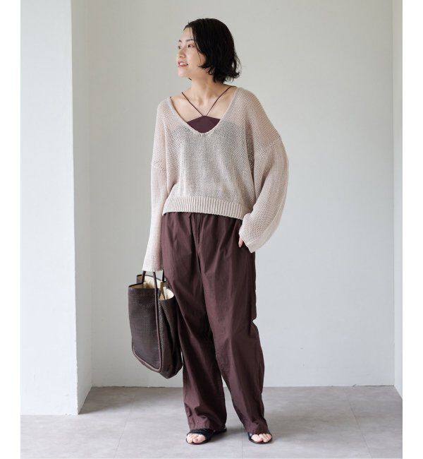 EMILYWEEK「EMILY WEEK&times;FRAMeWORK Vラインクロップドブラキャミソール」|インナー|