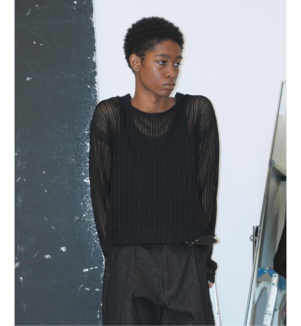 JOINT WORKS「NOCTO ARCHIVE/ノクト アーカイブ Mesh Knit L/S」|ニット・セーター|