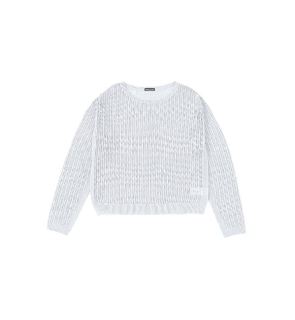 JOINT WORKS「NOCTO ARCHIVE/ノクト アーカイブ Mesh Knit L/S」|ニット・セーター|グレー