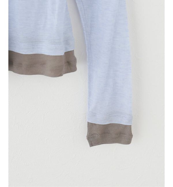 JOINT WORKS「Knuth Marf / クヌースマーフ round neck layered top」|Tシャツ・カットソー|