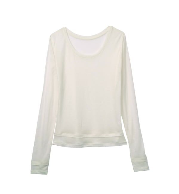JOINT WORKS「Knuth Marf / クヌースマーフ round neck layered top」|Tシャツ・カットソー|