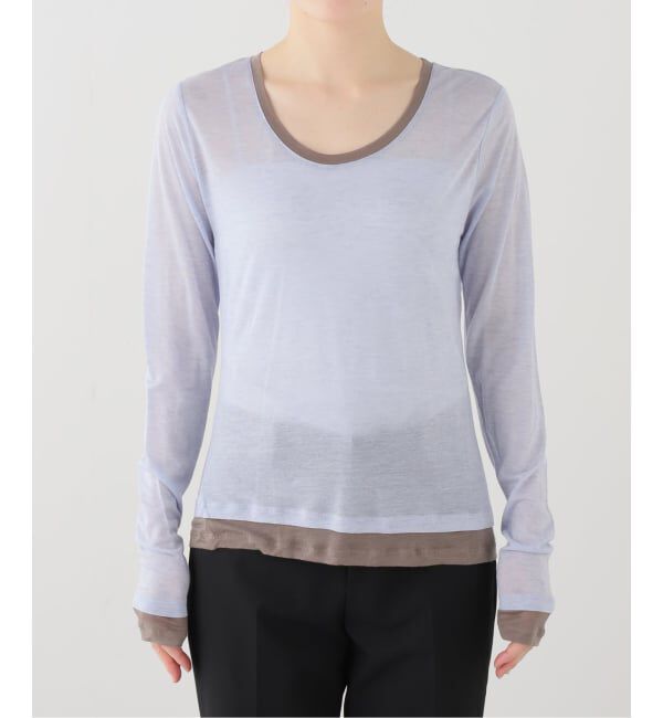 JOINT WORKS「Knuth Marf / クヌースマーフ round neck layered top」|Tシャツ・カットソー|