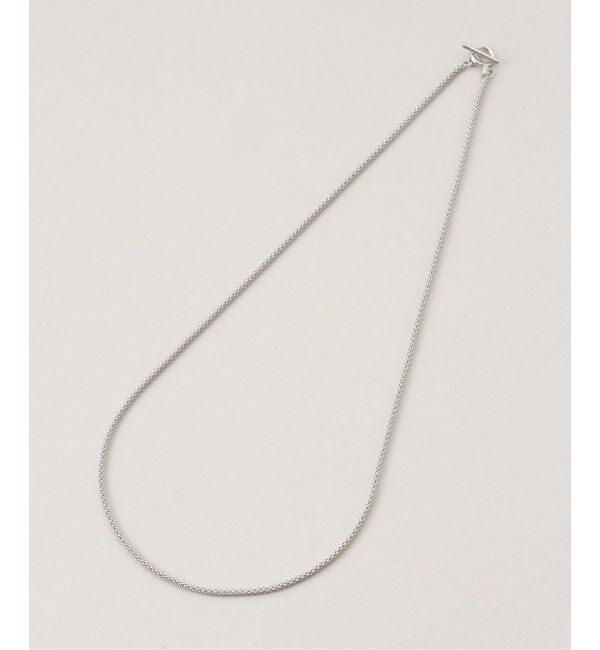 Plage「MARIHA / マリハ Silent Rain POPCORN チェーンネックレス 40 (シルバー)」|ネックレス|