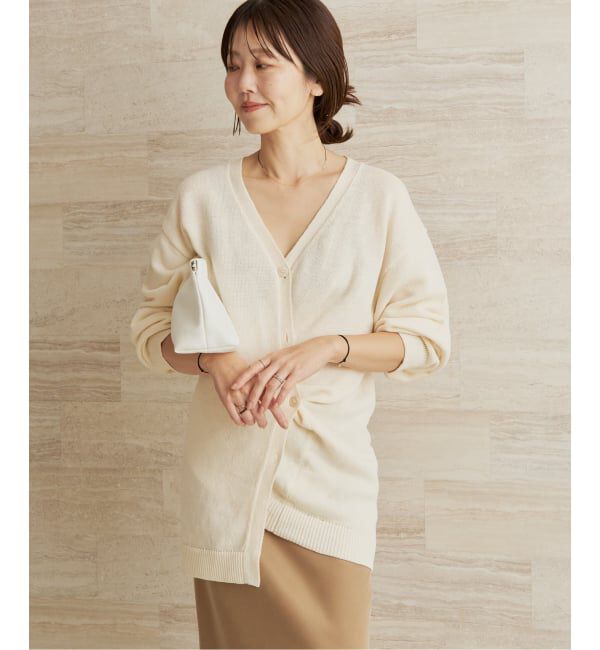 Plage「organic linen 混 カーディガン」|カーディガン|