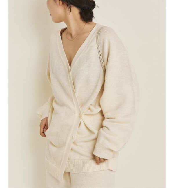 Plage「organic linen 混 カーディガン」|カーディガン|
