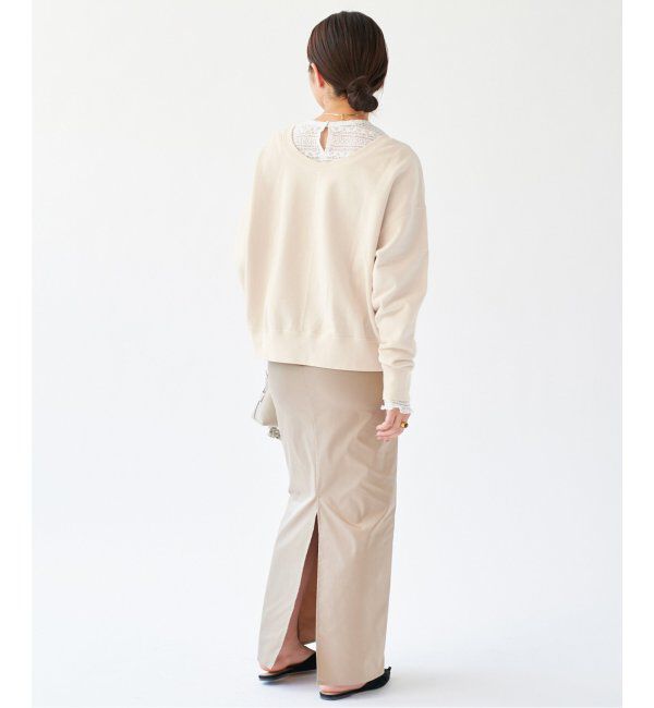 IENA「《追加》ピグメントスウェットプルオーバー」|スウェット・ジャージ|