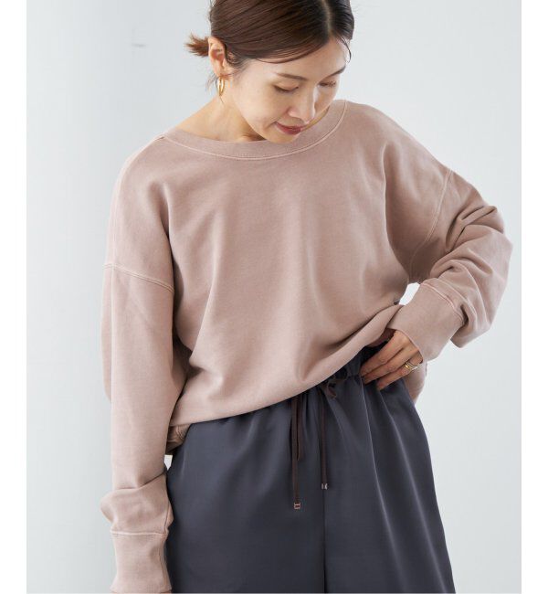 IENA「《追加》ピグメントスウェットプルオーバー」|スウェット・ジャージ|