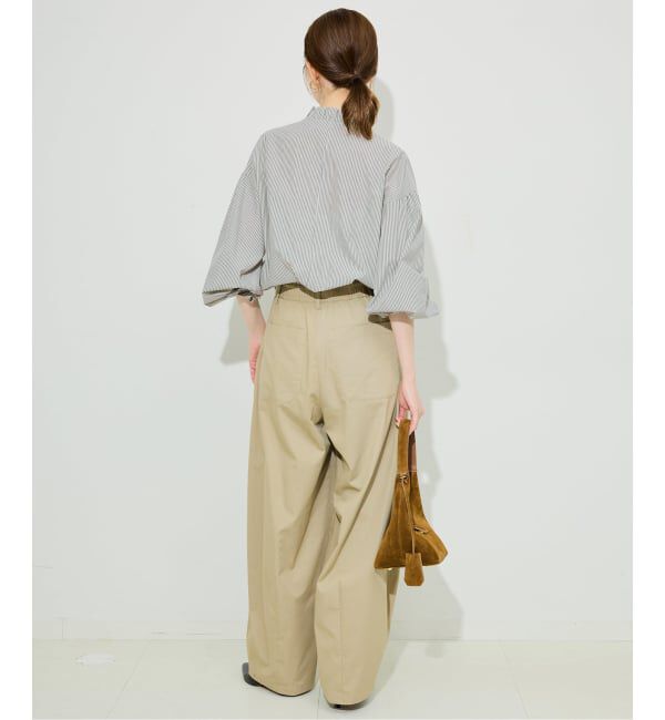 SLOBE IENA「《追加》ミニフリルブラウス」|シャツ・ブラウス|