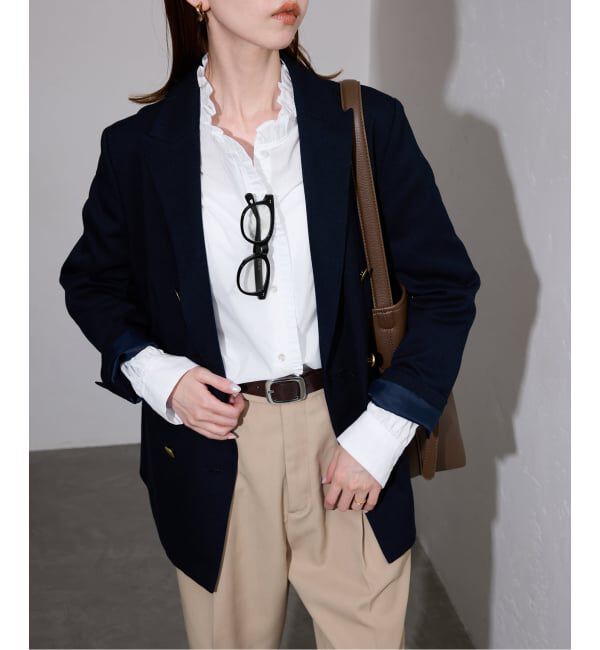 SLOBE IENA「《追加》ミニフリルブラウス」|シャツ・ブラウス|