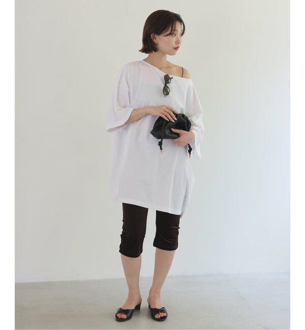 SLOBE IENA「《2枚セット/追加》Plus by ONIT/オニット SLOBE別注 BIG TEE レギンスセット」|Tシャツ・カットソー|