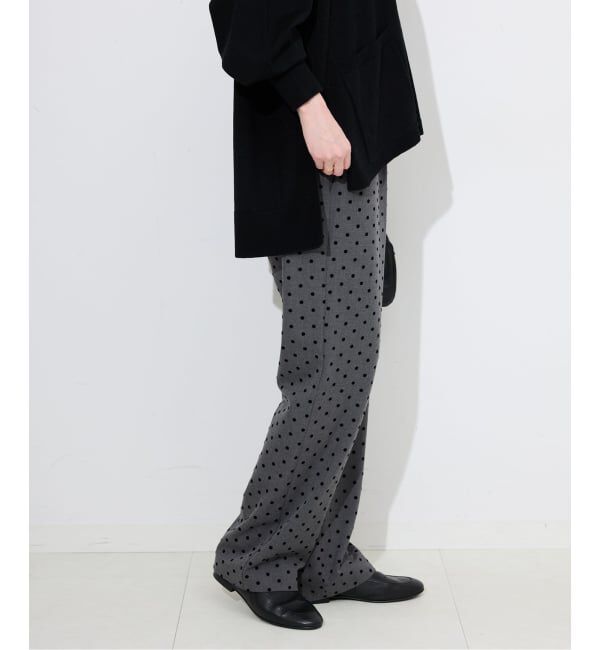 SLOBE IENA「《吸湿発熱/WEB限定/追加2》CIRCULATE WARM パンツ」|スラックス|