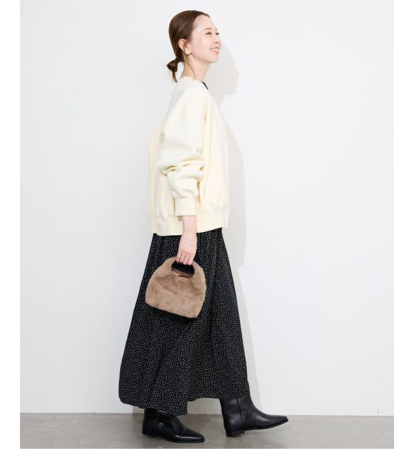 SLOBE IENA「《追加2》ドットシャーリングワンピース」|ワンピース|