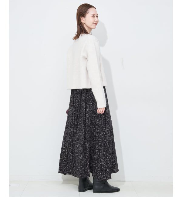 SLOBE IENA「《追加2》ドットシャーリングワンピース」|ワンピース|