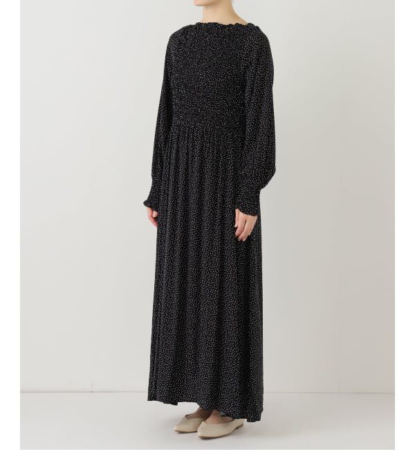 SLOBE IENA「《追加2》ドットシャーリングワンピース」|ワンピース|