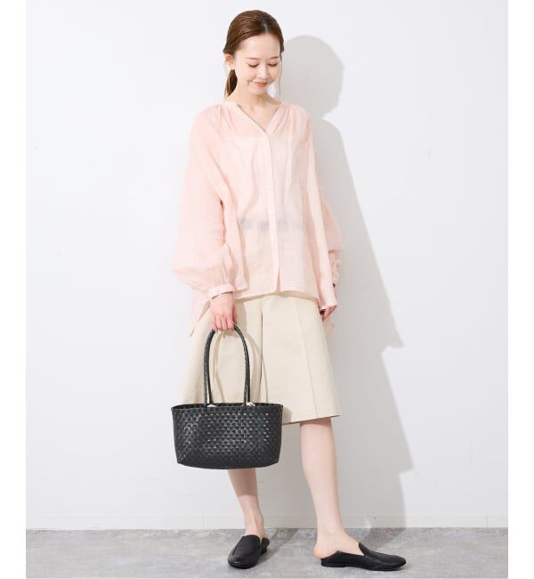 SLOBE IENA「《予約》NHE ロングハンドルカゴバッグ S26004NGANGNG HA」|かごバッグ|