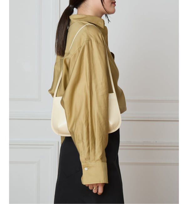 IENA LA BOUCLE「IENA LA BOUCLE コットンサテンシャツ」|シャツ・ブラウス|