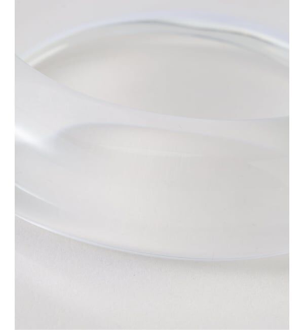 SLOBE IENA「《追加予約》mabel/マベル クリアバングル」|ブレスレット・バングル|