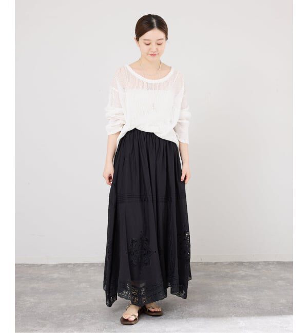 IENA「《追加5予約》コットンレーススカート」|スカート|