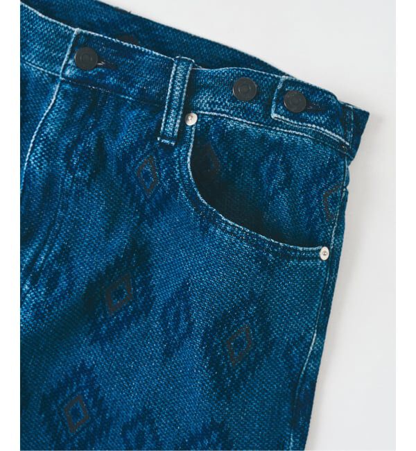 417 EDIFICE「インディゴ ドビー デニム 5Pパンツ」|デニム|