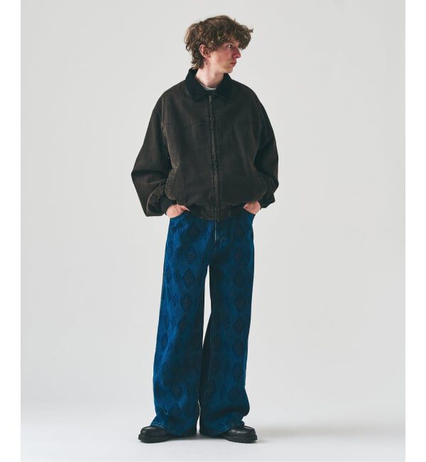 417 EDIFICE「インディゴ ドビー デニム 5Pパンツ」|デニム|