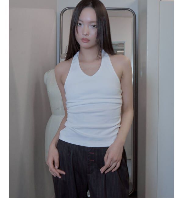 PULP「《予約》【Geek Office / ギークオフィス】HALTERNECK TANK」|タンクトップ|