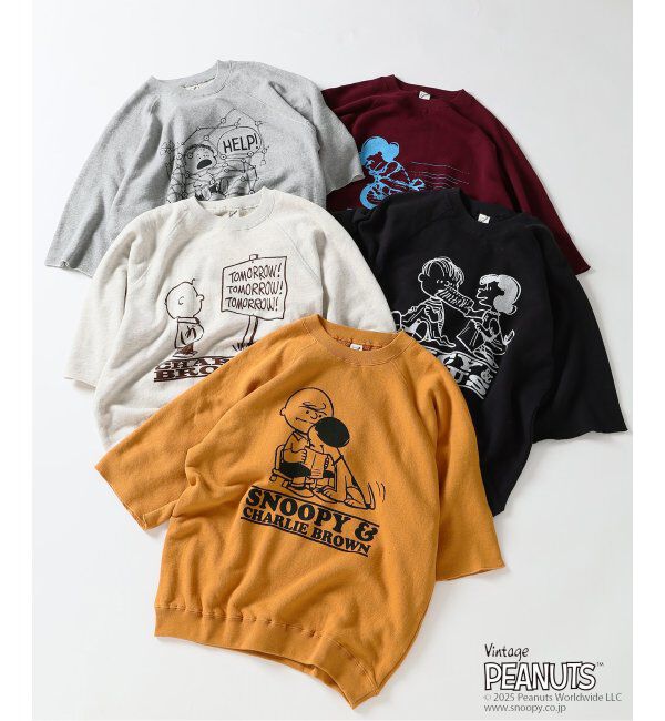 JOURNAL STANDARD relume「PEANUTS &times; SPORTS WEAR by relume 別注 ハーフスリーブスウェット 2」|Tシャツ・カットソー|