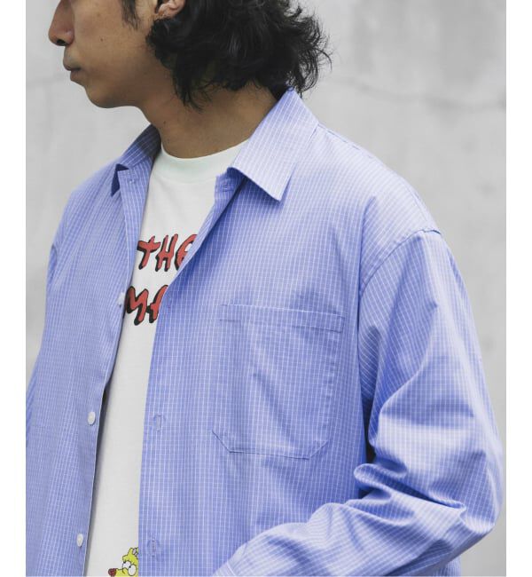 JOURNAL STANDARD relume「JAMES FABRIC / ジェームスファブリック ブルーハケメ ライトウェイトシャツ」|シャツ・ブラウス|