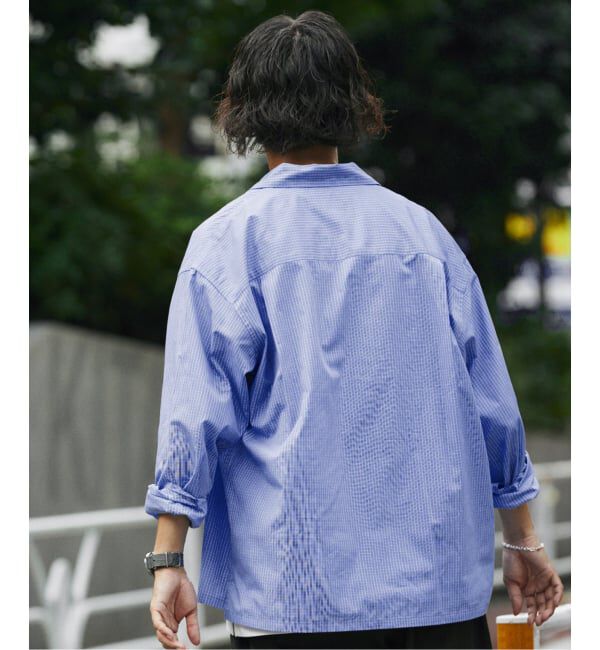 JOURNAL STANDARD relume「JAMES FABRIC / ジェームスファブリック ブルーハケメ ライトウェイトシャツ」|シャツ・ブラウス|