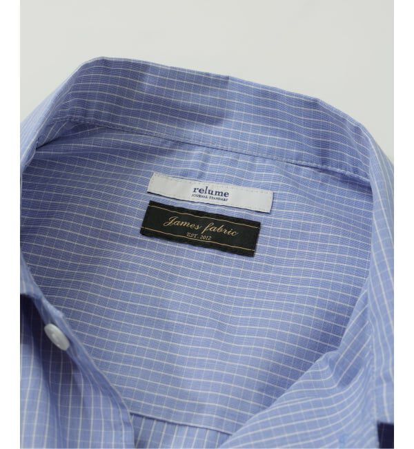 JOURNAL STANDARD relume「JAMES FABRIC / ジェームスファブリック ブルーハケメ ライトウェイトシャツ」|シャツ・ブラウス|
