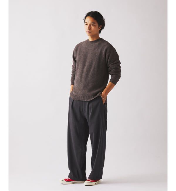 JOURNAL STANDARD relume「ハミルトン ウール ガーター クルーネック ニット」|ニット・セーター|