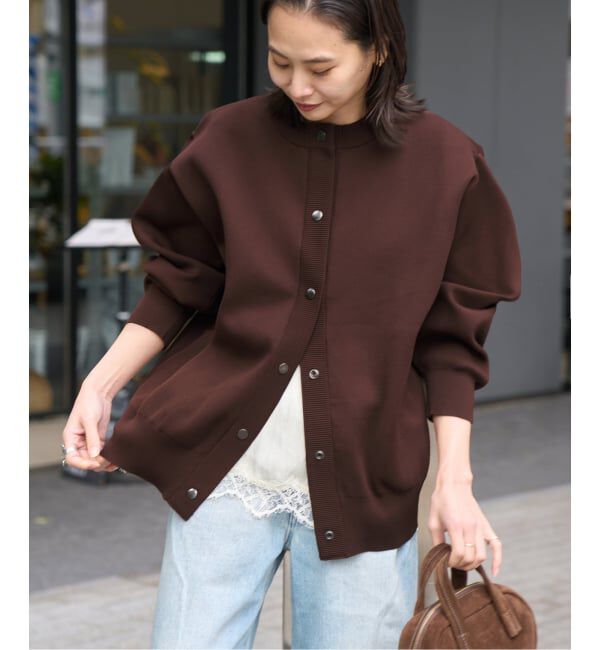 JOURNAL STANDARD「《WEB限定追加3》ウォッシャブルバナナスリーブカーディガン」|カーディガン|ブラウン