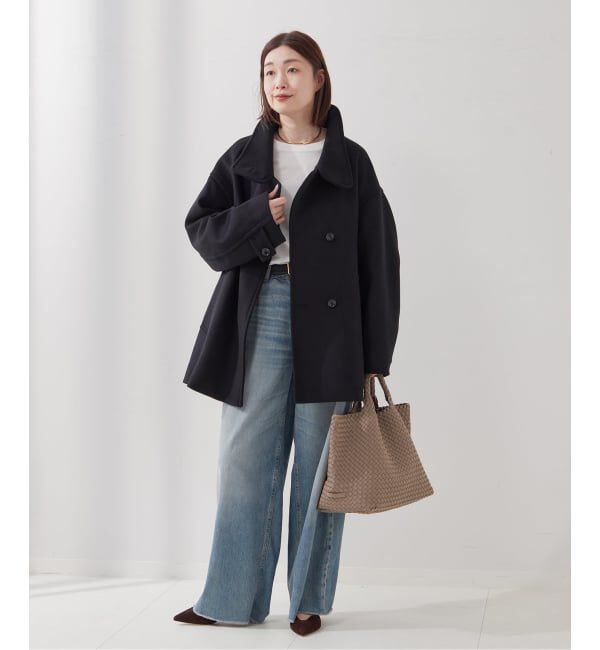 journal standard L'essage「《追加3》MANTECO/TWEEDスタンドショートコート」|その他|