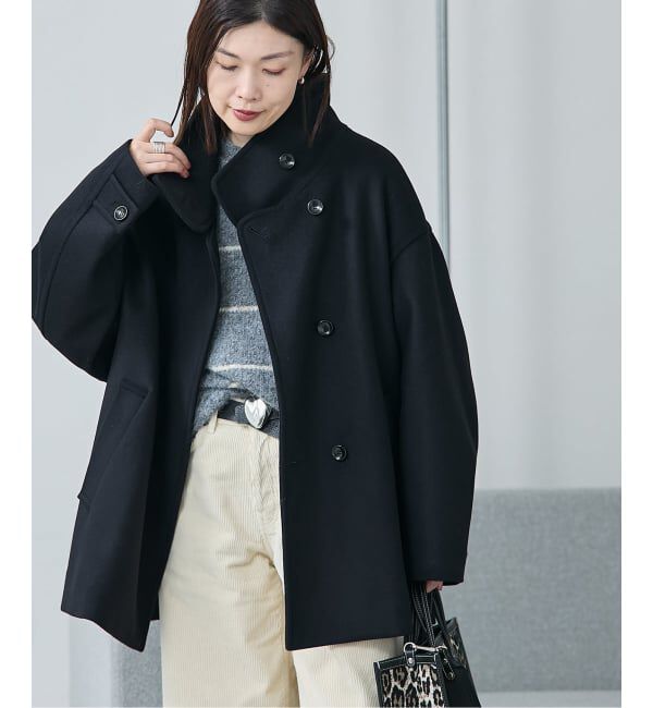 journal standard L'essage「《追加3》MANTECO/TWEEDスタンドショートコート」|その他|