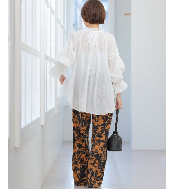 JOURNAL STANDARD relume「［26SS新作］バイカラーリーフプリントパンツ」|その他|