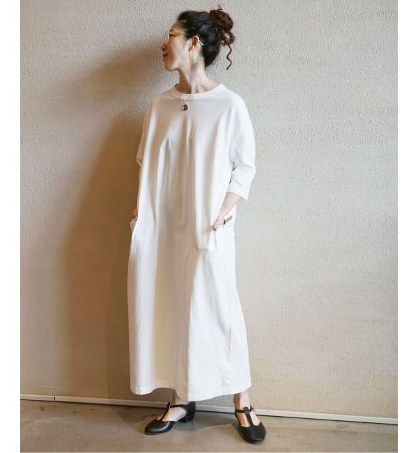 journal standard luxe「クラシック天竺スタンダードクルーネックワンピース」|ワンピース|