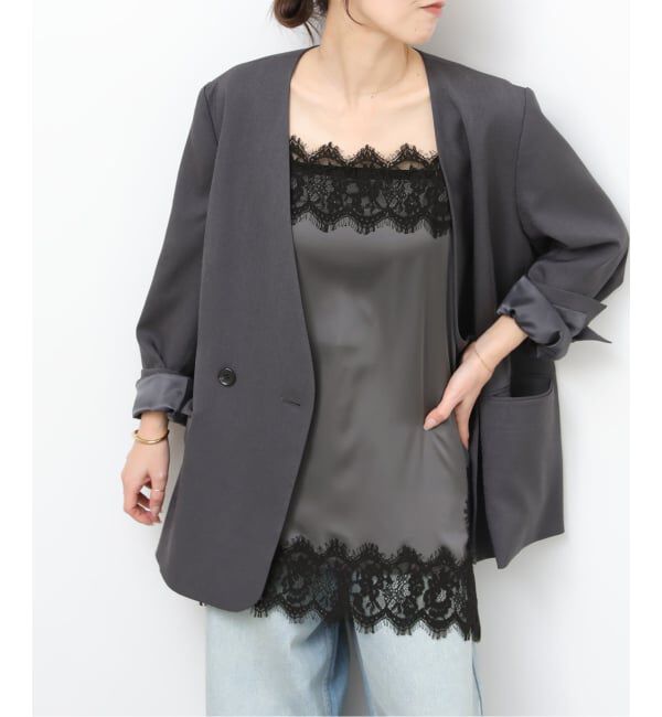 JOURNAL STANDARD relume「《追加》サテンレースキャミソール」|キャミソール|