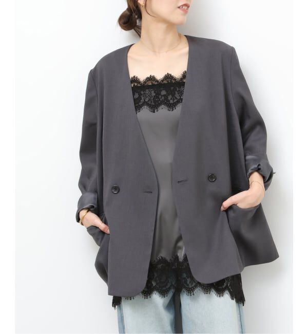 JOURNAL STANDARD relume「《追加》サテンレースキャミソール」|キャミソール|